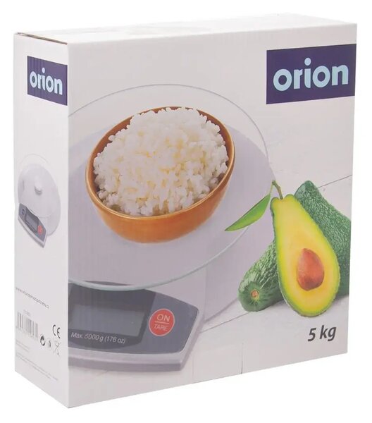 Váha kuchynská digitálna, 5 kg, ORION 131801
