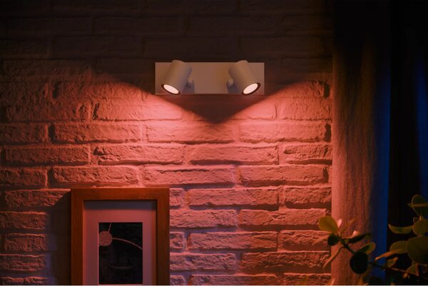 Philips Hue White and color ambiance 8720169318076 Argenta spot 2xGU10 4,2W 2000-6500+RGB biela