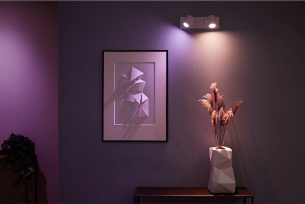 Philips Hue White and color ambiance 8720169318076 Argenta spot 2xGU10 4,2W 2000-6500+RGB biela