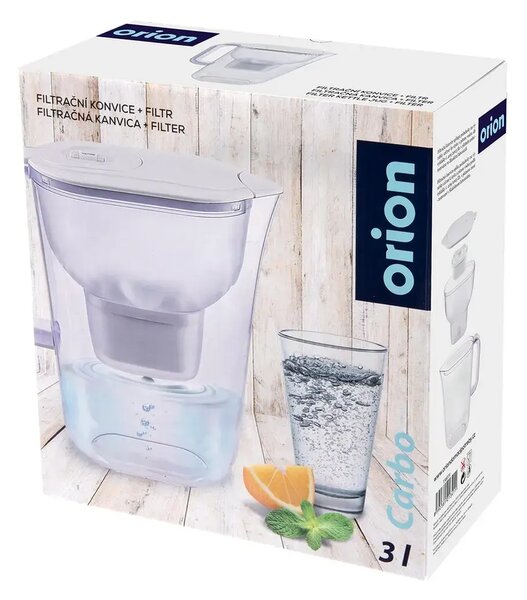 Carbo Kanvica filtračná, 3 l, plastová, biela ORION 156019