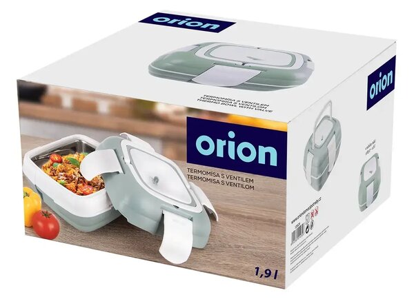 Termo misa s úchytmi a ventilom, 1,9 l, plast/nerez ORION 128528