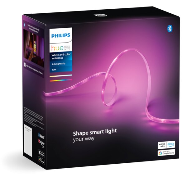 Philips Hue White and color ambiance 8720169326750 Solo Lightstrips LED pás 10m 20W/1700lm 2000-6500K+RGB biela