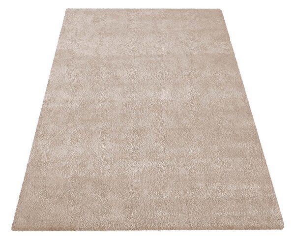 Moderný huňatý koberec v béžovej farbe Béžová Šírka: 133 cm | Dĺžka: 195 cm