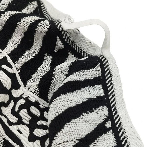 Súprava 2 ks žakárových osušiek ZEBRA sivá 70 x 140 cm
