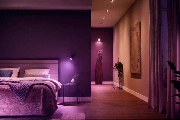 Philips Hue White and color ambiance 8720169319639 Fugato spot GU10 4,2W 2000-6500+RGB čierna