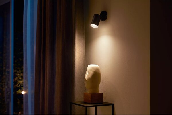 Philips Hue White and color ambiance 8720169319639 Fugato spot GU10 4,2W 2000-6500+RGB čierna