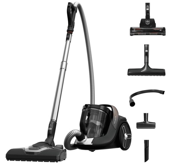 Green Force Cyclonic Effitech®+ Animal Bezsáčkový vysávač, čierny ROWENTA RO7C66EA