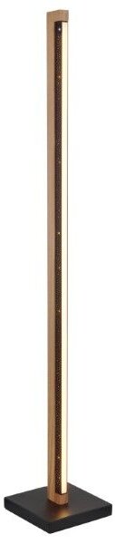 GLOBO 67849S STARLA stojacia lampa LED V1130mm 23,5W/520lm 3000K čierna matná, drevo, biela