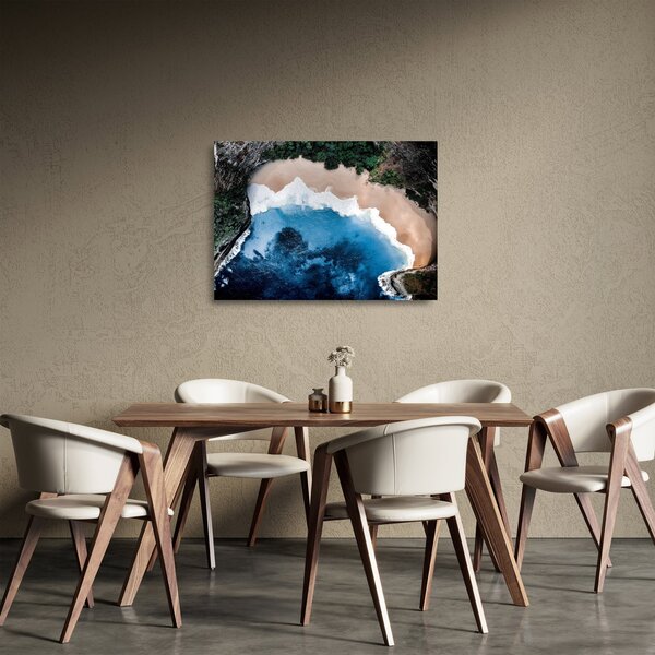 Sklenený obraz pláže Nusa Penida, Indonézia (70x50 cm)