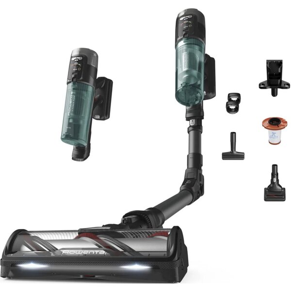 X-Force Flex 12.60 Neo Allergy Tyčový vysávač, tyrkysový/čierny ROWENTA RH9L42WO