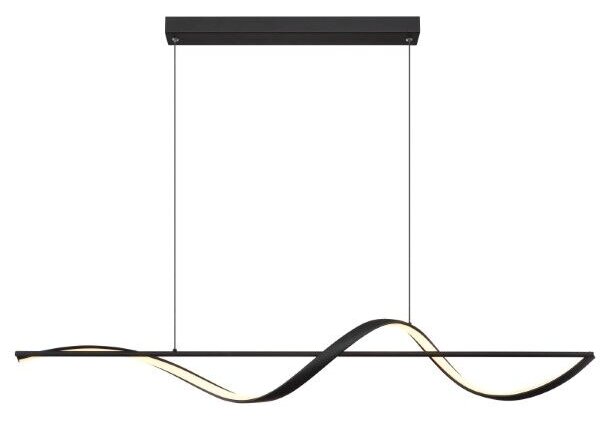 GLOBO 67207-24 VIOLINO závesné svietidlo LED 24W/1000lm 3000K čierna, opal