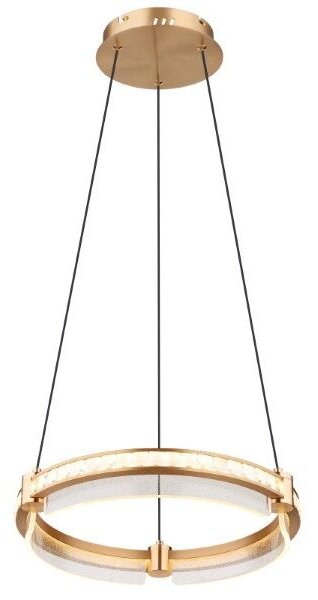 GLOBO 67196-36H BLONDIE závesné svietidlo D400mm LED 36W/2000lm 2700-6000K zlatá, priehľadná, diaľkový ovládač