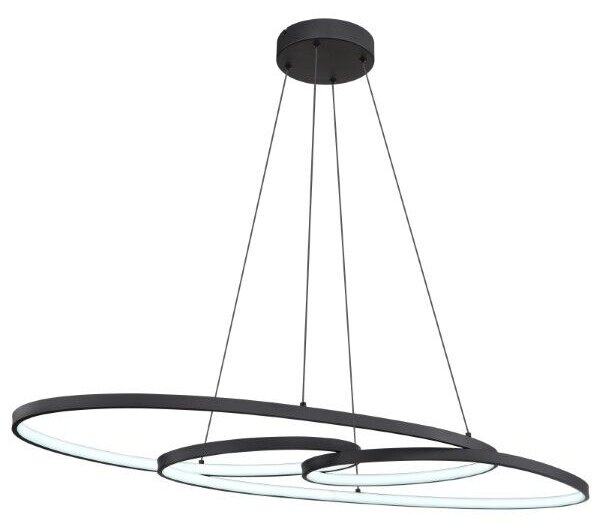 GLOBO 67177-40 SPIRA závesné svietidlo LED 39W/1880lm 2700+4000+6500K čierna matná, biela