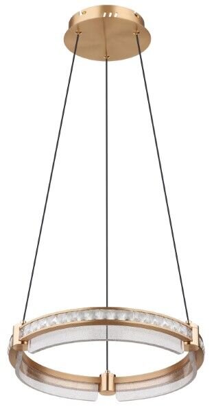 GLOBO 67196-36H BLONDIE závesné svietidlo D400mm LED 36W/2000lm 2700-6000K zlatá, priehľadná, diaľkový ovládač