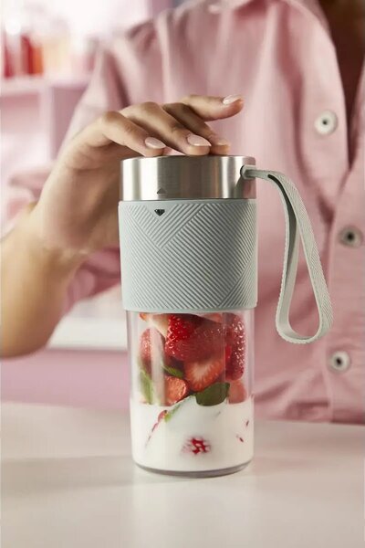 Lightmix Prenosný smoothie mixér, mentolový/sivý TEFAL BL1C0430