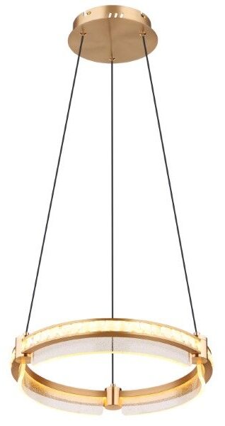 GLOBO 67196-36H BLONDIE závesné svietidlo D400mm LED 36W/2000lm 2700-6000K zlatá, priehľadná, diaľkový ovládač