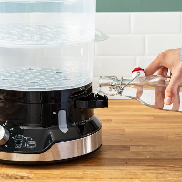 Ultracompact Parný hrniec, strieborný/čierny TEFAL VC204810