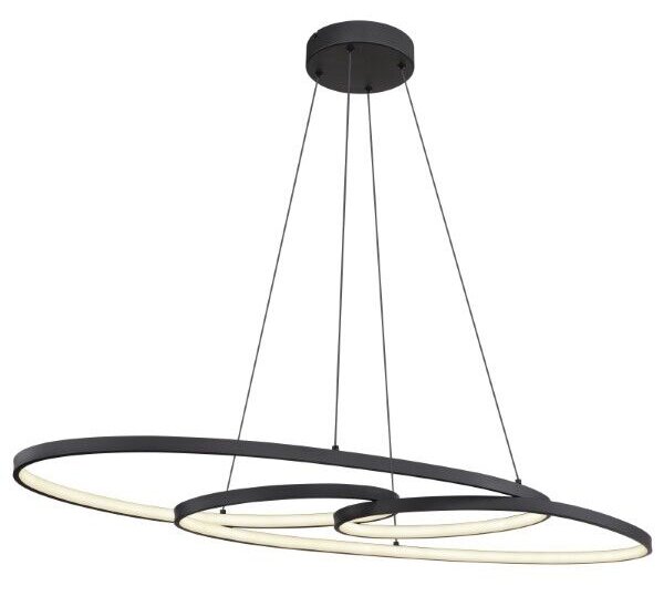 GLOBO 67177-40 SPIRA závesné svietidlo LED 39W/1880lm 2700+4000+6500K čierna matná, biela