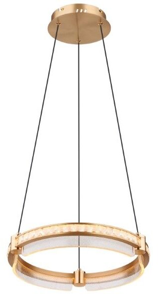 GLOBO 67196-36H BLONDIE závesné svietidlo D400mm LED 36W/2000lm 2700-6000K zlatá, priehľadná, diaľkový ovládač
