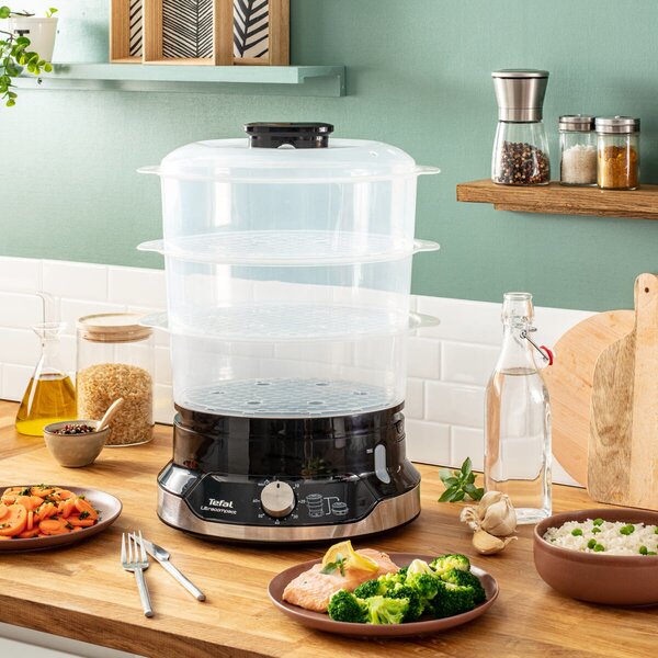 Ultracompact Parný hrniec, strieborný/čierny TEFAL VC204810