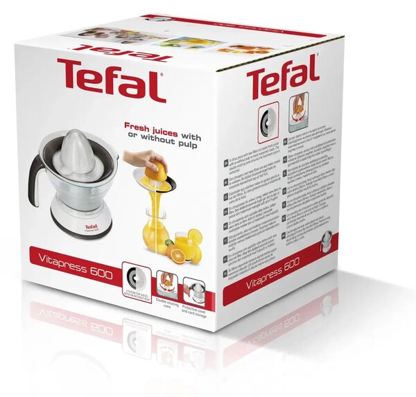 Vitapress Elektrický odšťavovač, biely/čierny TEFAL ZP300138