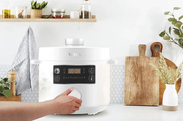 Turbo Cuisine Multifunkčný elektrický hrniec, biely TEFAL CY754130