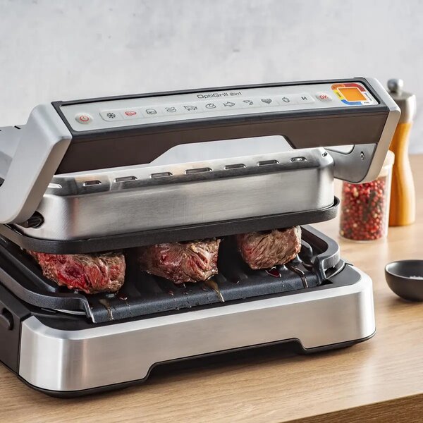 OptiGrill 2v1 Elektrický kontaktný gril, nerezový TEFAL GC773D30
