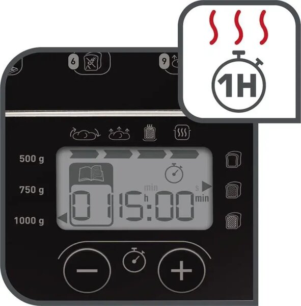 Pain Doré Domáca pekáreň, čierna/biela TEFAL PF210138