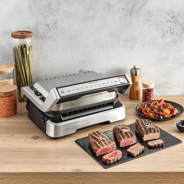 OptiGrill 2v1 Elektrický kontaktný gril, nerezový TEFAL GC773D30