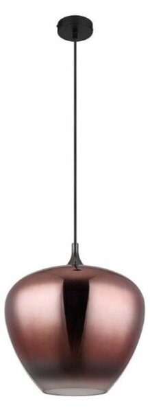 GLOBO 15548H2G MAXY závesné svietidlo D400mm 1xE27 čierna, medená