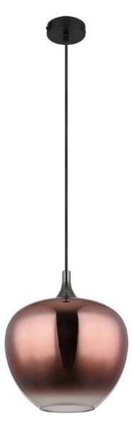 GLOBO 15548H1G MAXY závesné svietidlo D290mm 1xE27 čierna, medená