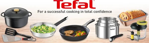 Daily Cook grilovacia panvica 26 cm, nerezová, čierna TEFAL G7314055