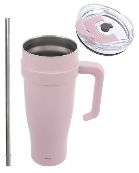 Termo Termohrnček 1,2 l, nerez/plast, ružový ORION 112283