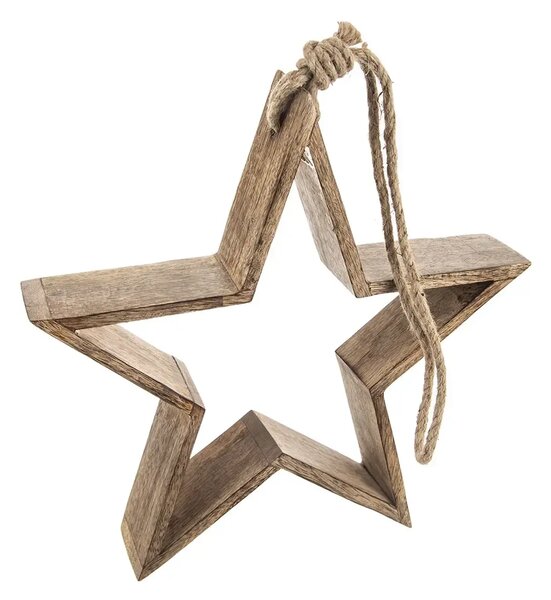 Hviezda 33 × 34,5 cm, mangové drevo ORION 351811