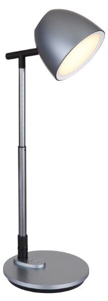 GLOBO 58444 CASALA stolové svietidlo LED V500mm 7,5W/500lm 3000-6500-4000K tmavošedá, biela, adaptér