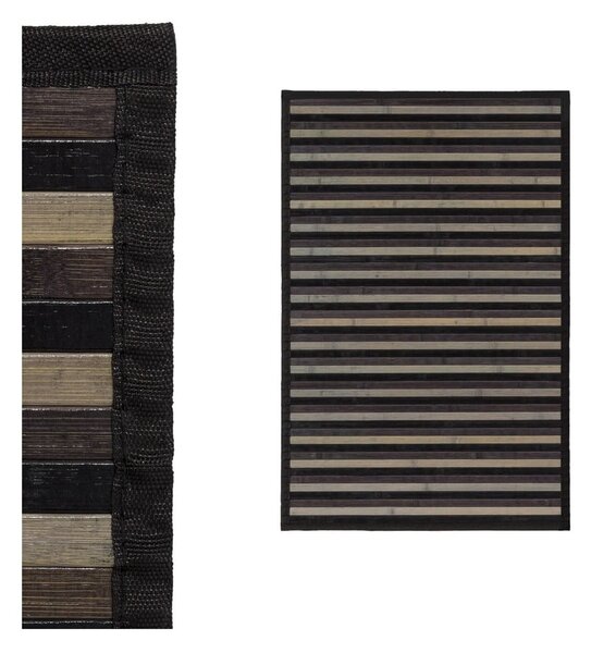 Sivý bambusový koberec 60x90 cm – Casa Selección