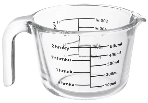 Kuchynská odmerka 0,5 l, borosilikátové sklo ORION 120562