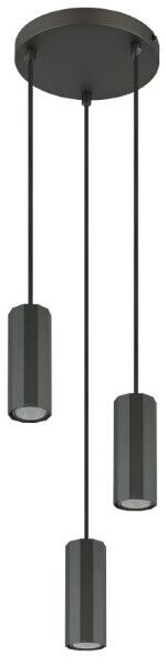 GLOBO 57918-3H JAMES závesné svietidlo D210mm 3xGU10 tmavošedá