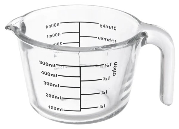 Kuchynská odmerka 0,5 l, borosilikátové sklo ORION 120562