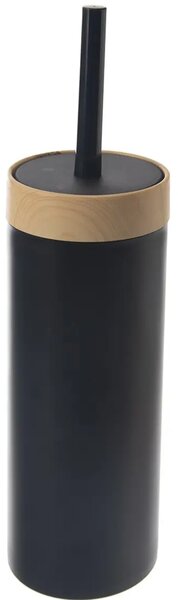 Black Súprava na WC, plastová, čierna ORION 540659