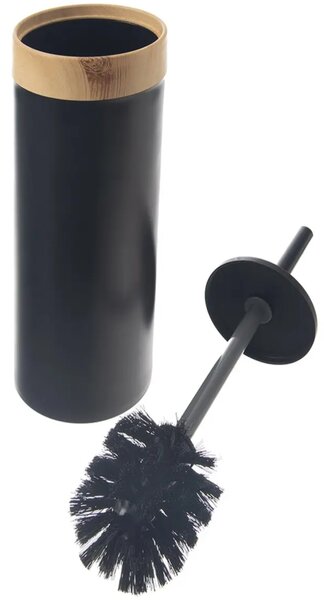 Black Súprava na WC, plastová, čierna ORION 540659