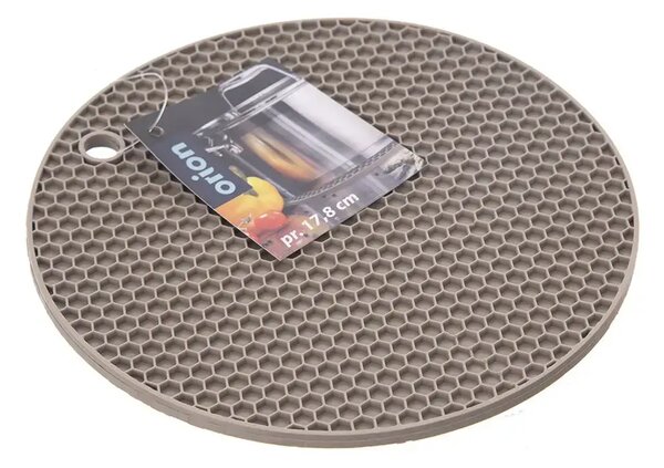 Silikónová podložka pod hrniec Ø 17,8 cm, kávovohnedá ORION 121576