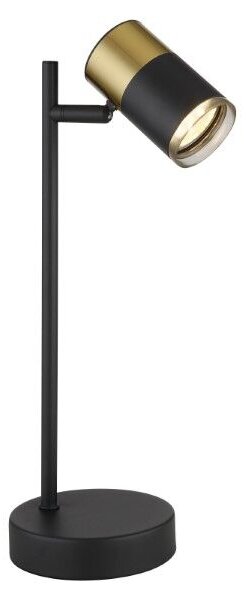 GLOBO 57850T BRISBON stolové svietidlo V350mm 1xGU10 čierna, medená matná