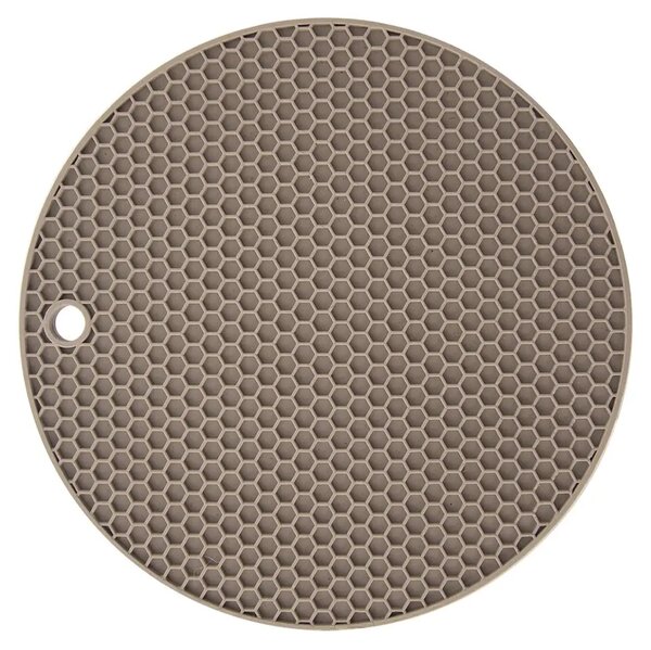 Silikónová podložka pod hrniec Ø 17,8 cm, kávovohnedá ORION 121576