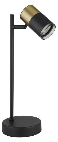 GLOBO 57850T BRISBON stolové svietidlo V350mm 1xGU10 čierna, medená matná