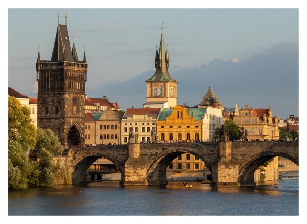 Sklenený obraz - Karlov most (70x50 cm)