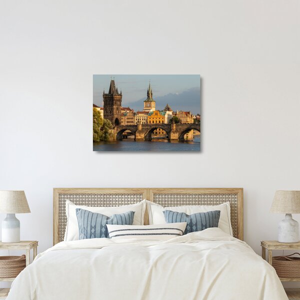 Sklenený obraz - Karlov most (70x50 cm)