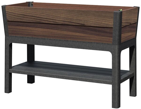 Deco Elevated Garden Bed Kvetináč 156 × 113 × 47 cm, walnut KETER 263873