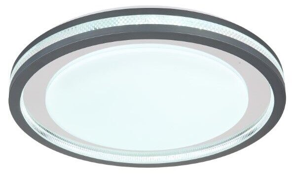 GLOBO 48373-30 TERPSA stropné svietidlo D478mm LED 30W/1700lm 2700-6500K čierna, sivá, biela, diaľkový ovládač