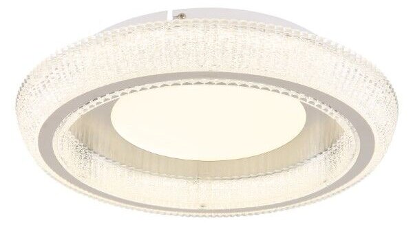 GLOBO 48375-36 SHARPER stropné svietidlo D400mm LED 36W/2600lm 2700+4000+6000K biela matná, matný nikel